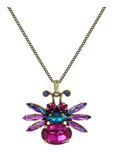 Multi/green Bilitis Love Bugs - Konplott necklace